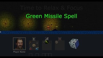 Added Green Missile Spell : GDevelop RPG Dev log (WS)
