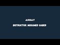 ARRAY
