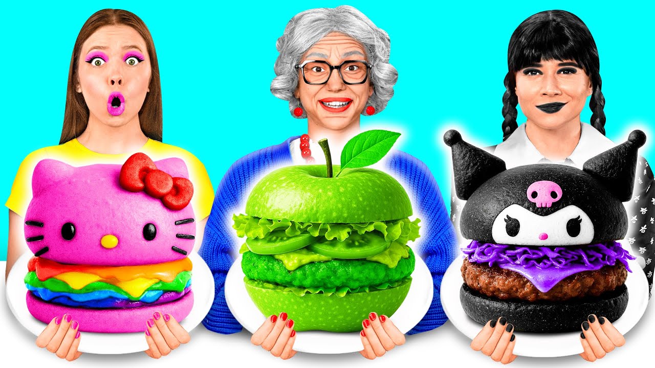 Кулинарный Челлендж: Уэнсдей МакДональдс против Бабушки