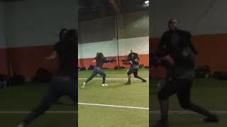 This Stab to Cut Combination Works (almost) Every Time  #hema #martialarts #fencing#sword  #martial