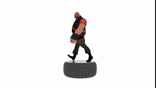 Human Biped Walk Cycle