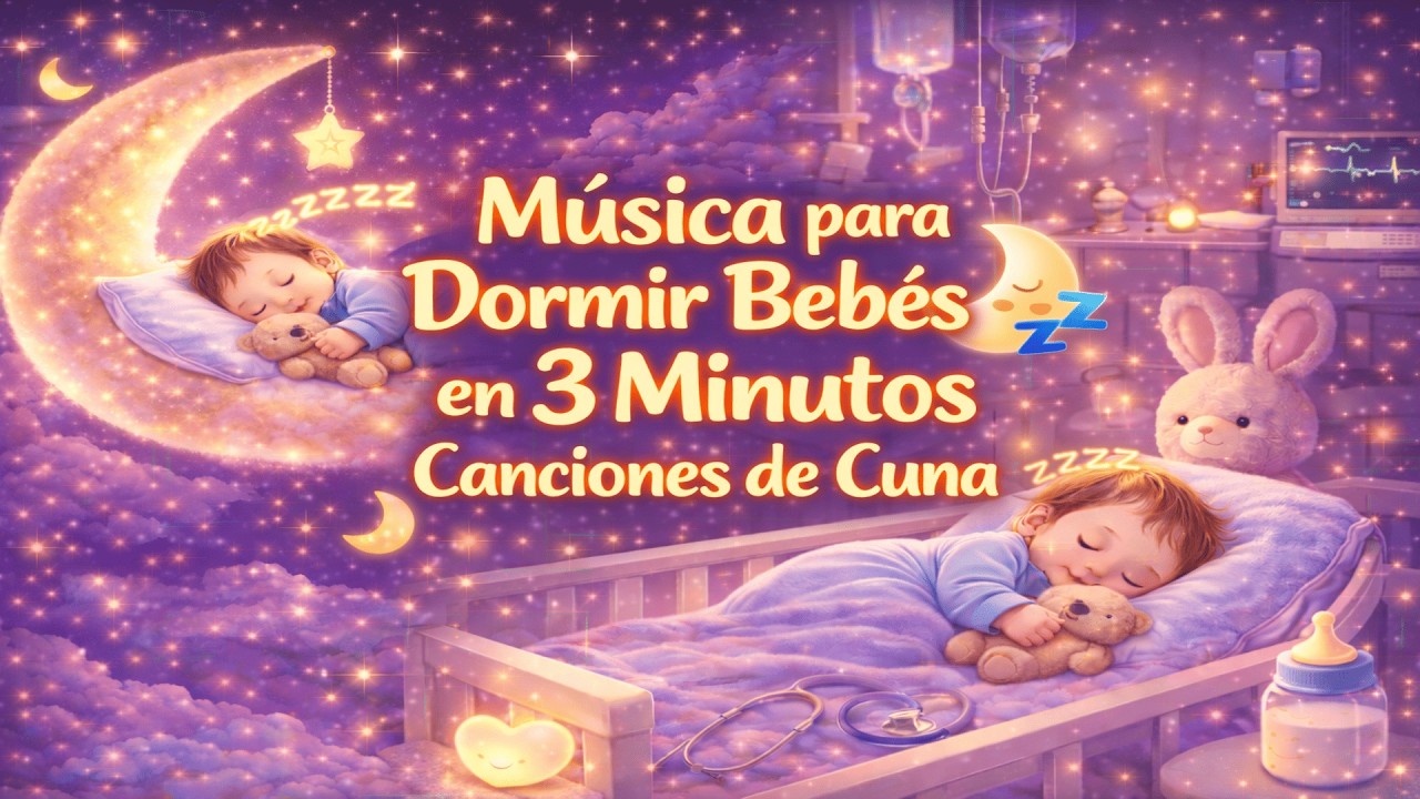Música para Dormir Bebés en 3 Minutos Canciones de Cuna