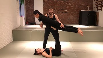 Start Your AcroYoga Practice with Front Plank & Bird