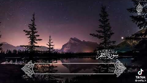 سورة النجم بصوت القارئ إسلام صبحي 🌹