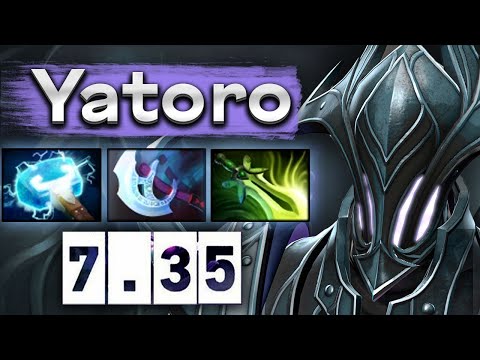 Видео: Яторо на керри Разоре! Закрыл вражеского кора - Yatoro Razor 7.35 DOTA 2