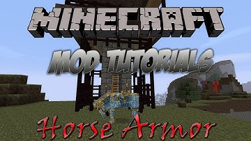 Minecraft 1.6.2 - How To Install The Craftable Horse Armor Mod!