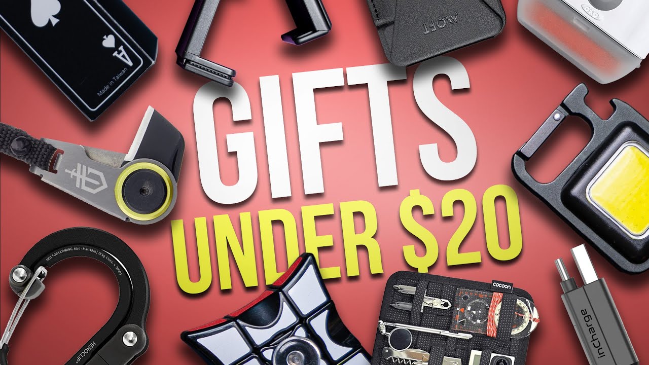 The Best Tech/EDC Gifts Under $20 For Him and Her - Gift Guide 2022