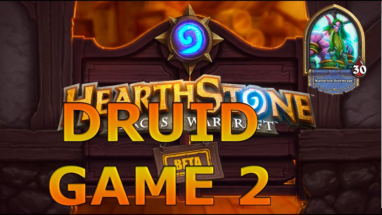 HearthStone Beta: Druid game 2. Taunt