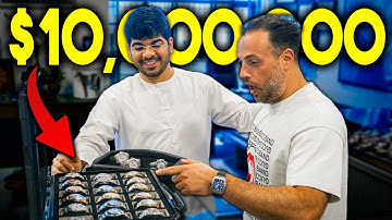 😱Inside the UNSEEN $10,000,000 Royal Rolex Collection at Luxury Souq Dubai