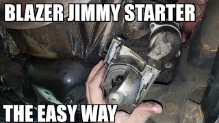 82-94 Jimmy / Blazer Starter Replacement "How to"