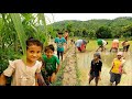 Farmers are Busy at Paddy Planting | Beautiful Village Life of Nepal | Damaar | Ep-1 | BijayaLimbu