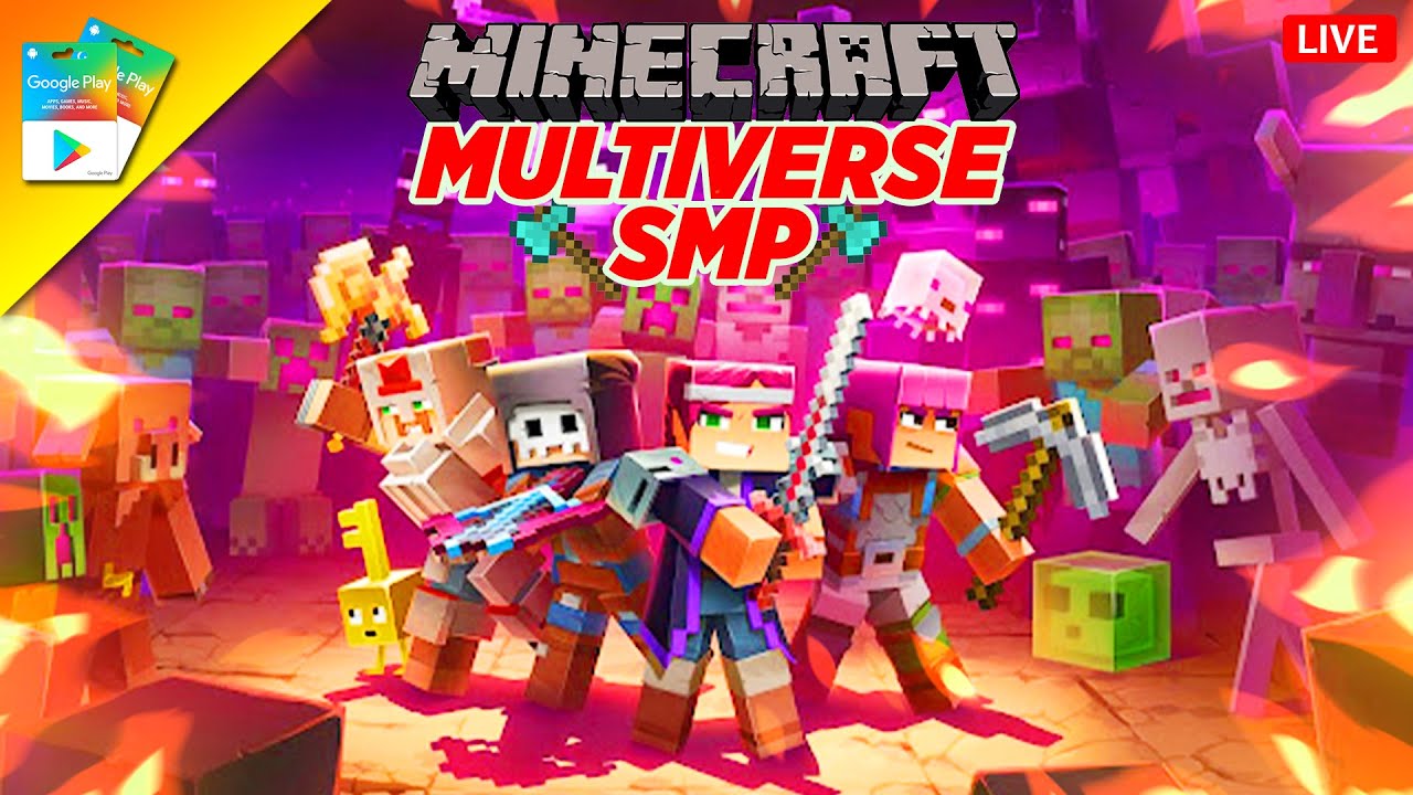 🔴Minecraft - Multiverse SMP Let's Hunt - Day 1 - Minecraft Live India ...