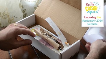 UNBOXING September 2016 Pencils, Blue Lead & More ART SUPPLY SUBSCRIPTION BOX | Smile Create Repeat