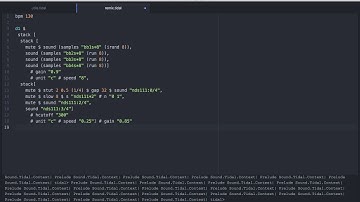TidalCycles livecoding practice #2