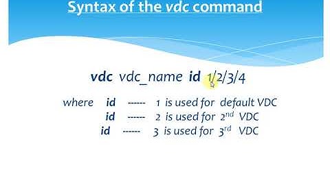Nexus 7K Switch : Command to Create VDCs in Nexus 7K Switch  by Mr. M. Shahzad
