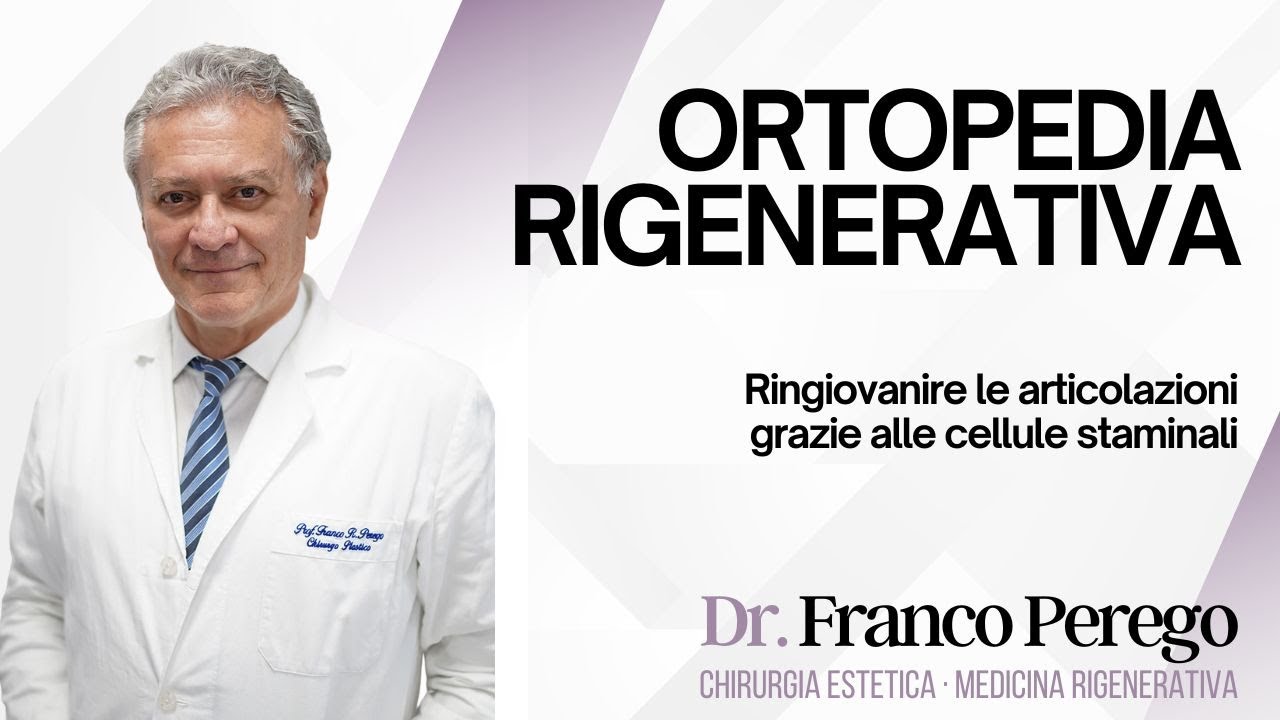 Ortopedia rigenerativa: ringiovanire le articolazioni con le cellule staminali.