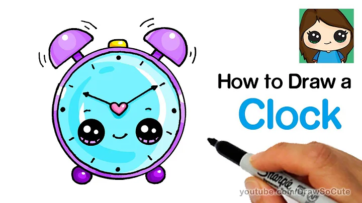 How to Draw an Alarm Clock Easy and Cute