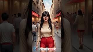 4K Ai Art Lookbook Video Of Ai Girl Beyond The Frame Elegant Vision