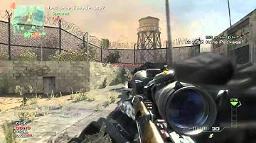 Modern Warfare 3 - Mr Dr D34TH - Epic Barrett .50cal Feed!