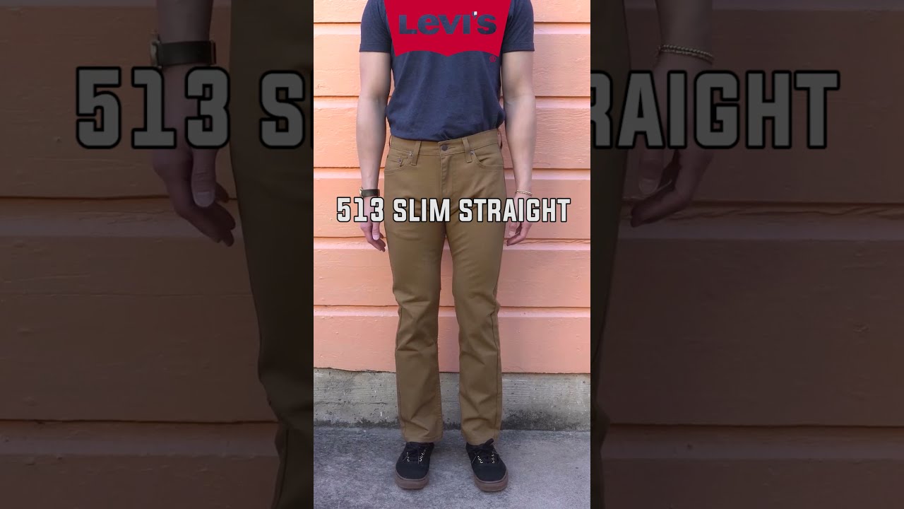 Levi S Slim Straight VS Explained In 15 Seconds 513 514 