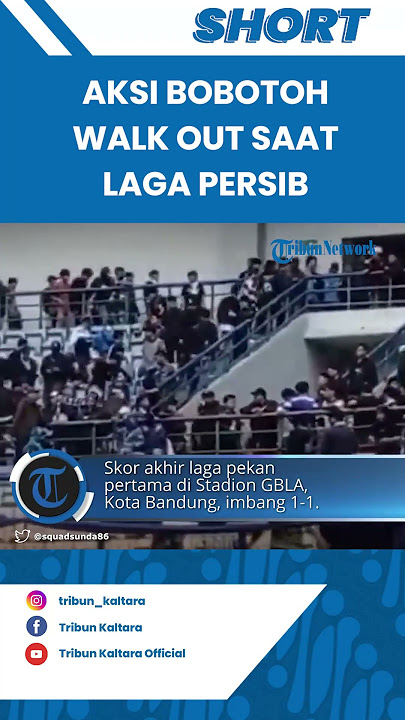 Aksi Bobotoh Walkout saat Laga Persib Masih Berlangsung, Luis Milla: Saya Sedih Campur Bingung