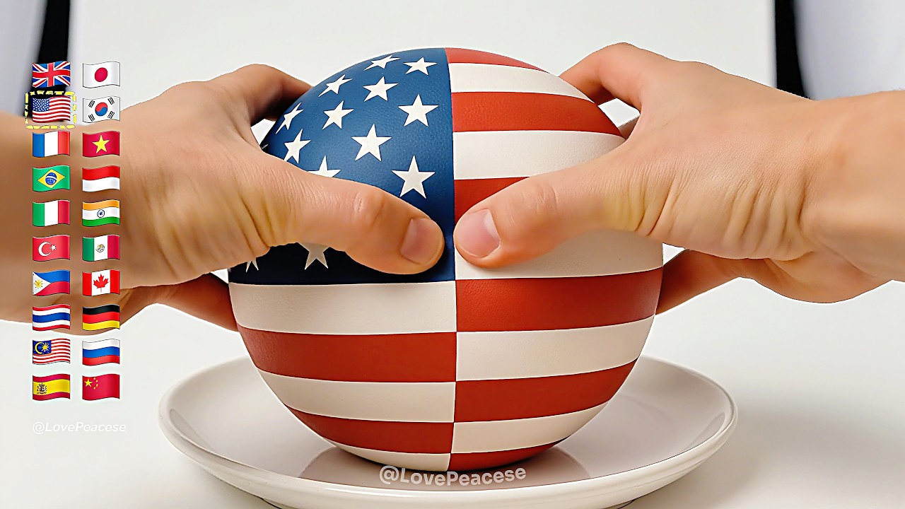 What’s Inside the Flag Ball? 🇺🇸🇰🇷🇬🇧 Satisfying ASMR Reveal 🤤 PART 1