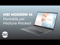 [Sponsored] MSI Modern 14: Portable yet Feature packed