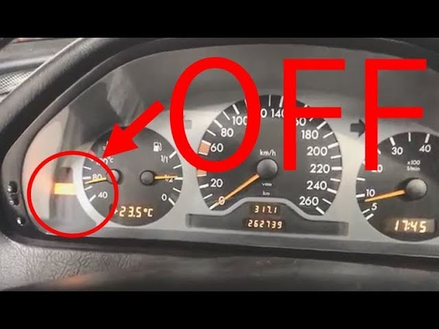 Mercedes Ets, Asr, Esp Einfach Deaktivieren Off W202 (English Sub) - Youtube