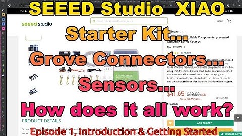 Seeed XIAO Starter Kit Introduction