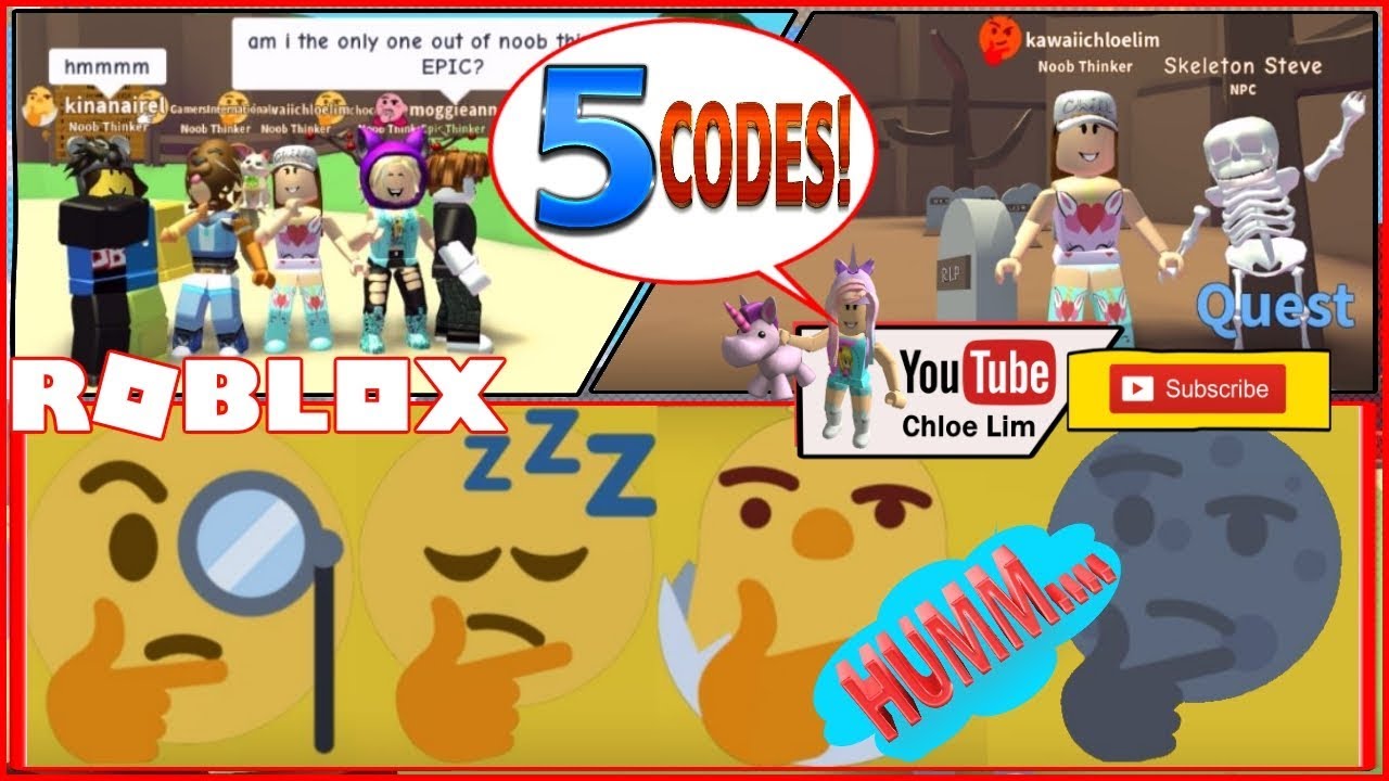 Roblox Thinking Simulator Gamelog August 26 2018 Free Blog Directory - roblox codes 2018 working august