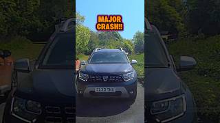 Major country road car crash caught on dashcam 😱
