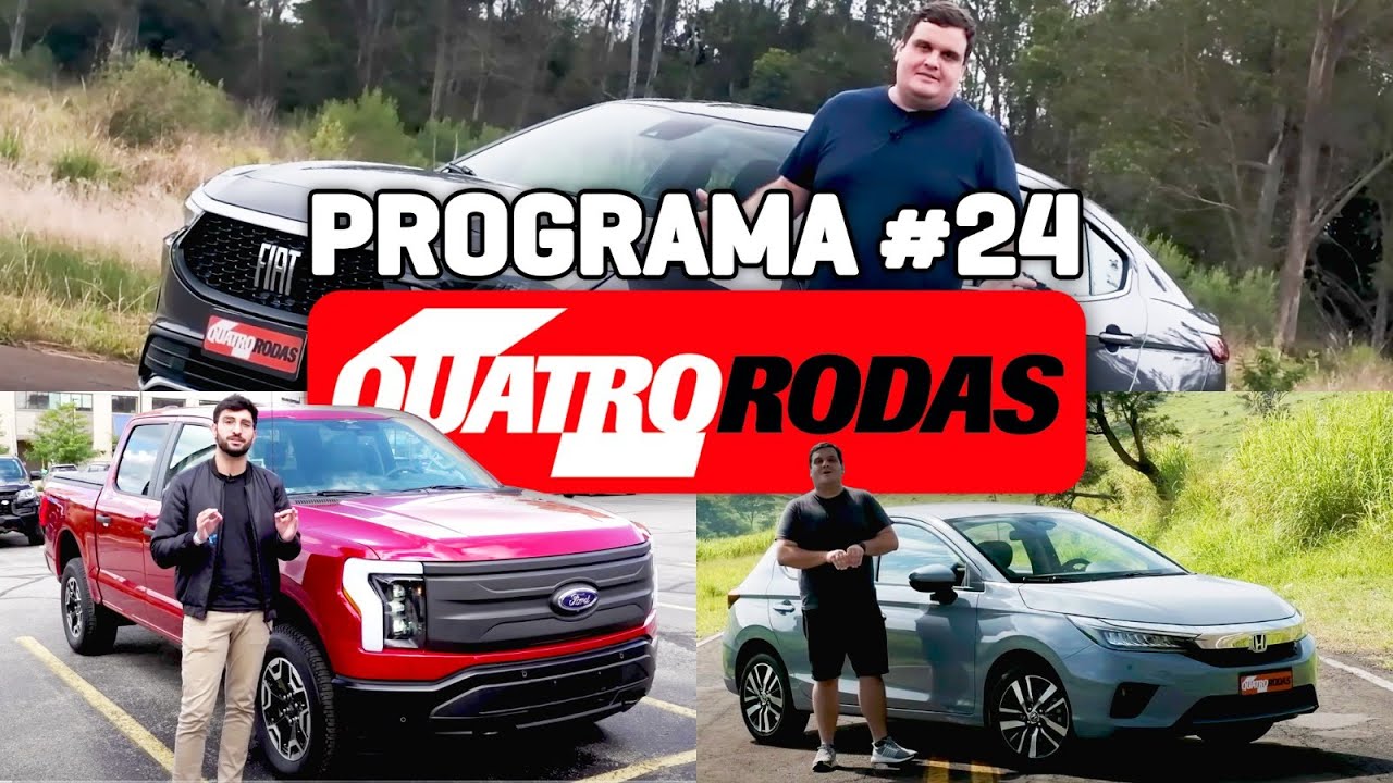PROGRAMA QUATRO RODAS #24 – Tudo sobre F-150 elétrica, City Hatch e Fastback 1.0 turbo (11/11/2023)