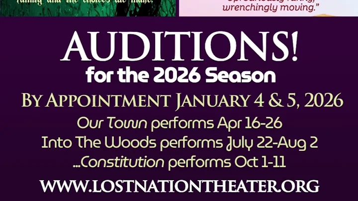 2026 Season Auditions