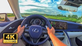 Taking a sunset drive in a 2024 Lexus LC500 Convertible [POV]