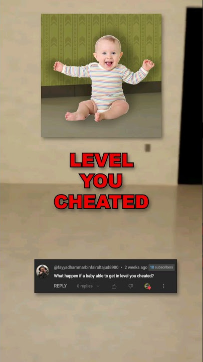 👶WHAT if a BABY enters LEVEL YOU CHEATED?! - Found Footage 🔑🚪 #shorts #backrooms