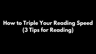 Read Smarter and Learn Faster : Jim Kwik&#39;s Speed Reading Tips Explained