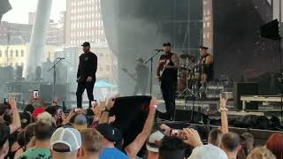 The Ghost Inside - Intro & Engine 45 07-29-22 live at Jacob's Pavilion in Cleveland Ohio