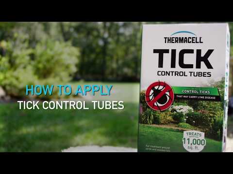 How to Apply Thermacell Tick Control Tubes - video from Thermacell