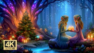 Rainbow Christmas Wonderland | Winter Magic | Enchanted Forest, Fairies & Elves | AI Short Film