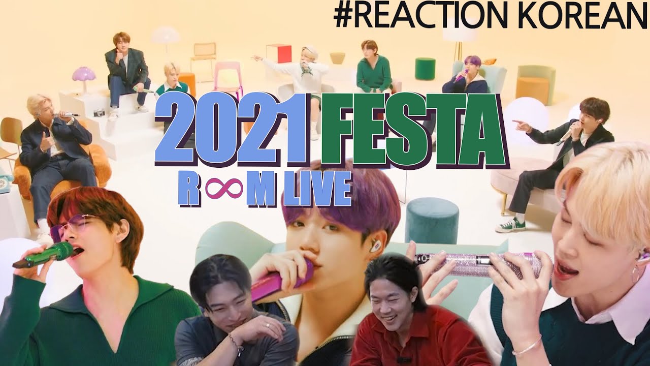 BTS (방탄소년단) ROOM LIVE [2021 FESTA] 나도 모르게 리듬타게되는 영상💜 | 방며들어보자!💜| REACTION KOREAN | ENG, SPA, POR