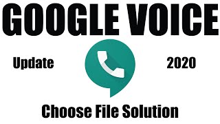 Google Voice Create 2020 | G-V Choose File Problem Solve | Tech Bangla 147 Google Voice Create 2020 | G-V Choose File Problem Solve | Tech Bangla 147