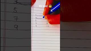 Math IQ test 🤠#shortvideo