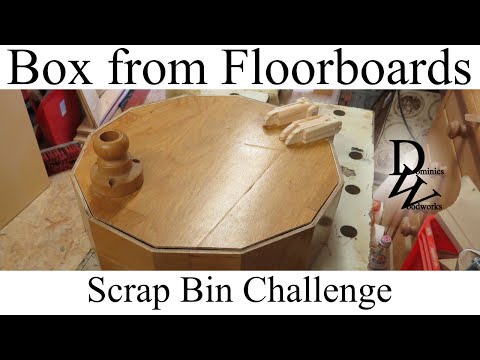 Make A Box From Floor Boards Scrap Bin Challenge Youtube