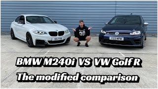 BMW M240i vs VW Golf R Comparison video, which one to buy is the question? lets review to find out!