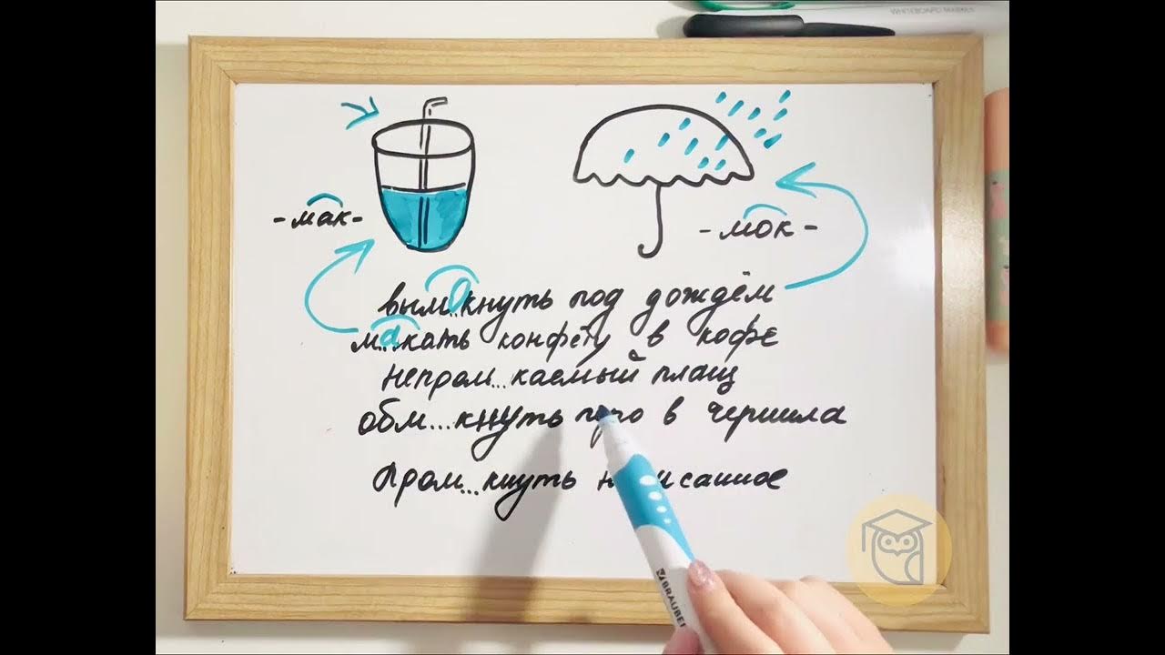 «Правописание корней -мак-/-мок-»☔️📘 - YouTube
