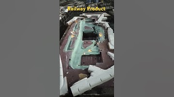 Railway Casting #moulding #alcohol type # Bogie #mall gadhi #foudry#casting # rail foundry