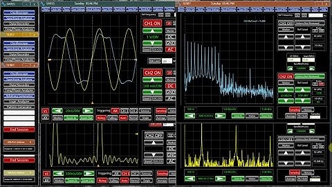 SA900 Oscilloscope Spectrum Analyzer Frequency & Phase Analyzer Series