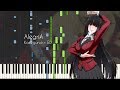 AlegriA - Kakegurui×× ED - Piano Arrangement [Synthesia]