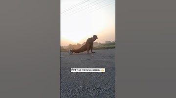 मिनी vlog morning exercise 💪 ##shorts #vlog #minivlog