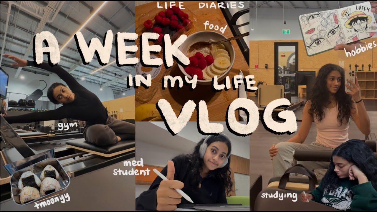 med student VLOG 🩺📚productive but *REALISTIC* week in the life // study, gym, friends, uni, repeat